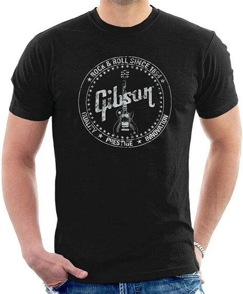 Gibson Since 1894 Mccarty Les Paul Guitar Vintage Style T Shirt Graphic