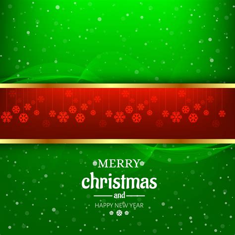 Beautiful Merry Christmas Card Colorful Background Vector 264500 Vector