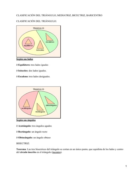 Clasificación Del Triángulo