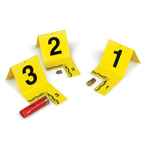 Cut Out Photo Evidence Marker Numbers 1 20