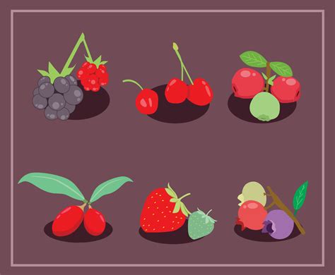 Berries Fruit Vector Vector Art Graphics Freevector