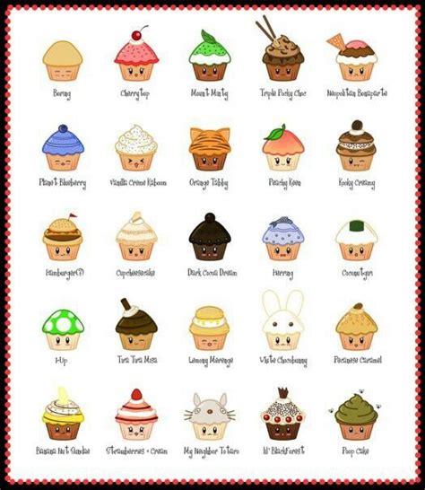 Whats your bunny name s and for; Cupcake names | Kawaii doodles, Cute doodles, Cute drawings