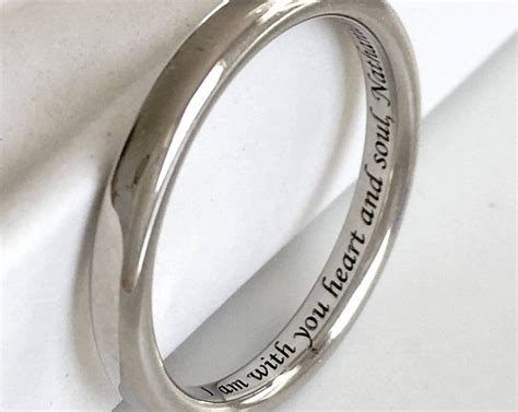 Wedding Ring Engraving Service Etsy Uk
