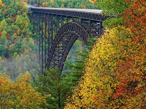 New River Gorge Bridge With Fall Colors More Of My Work Ca Flickr