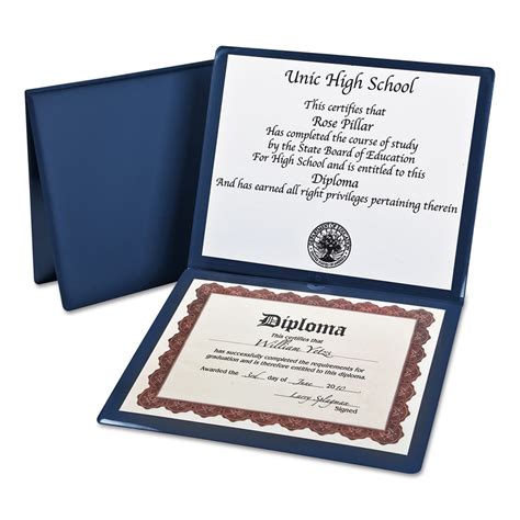 Diploma Cover 12 12 X 10 12 Navy United Imaging