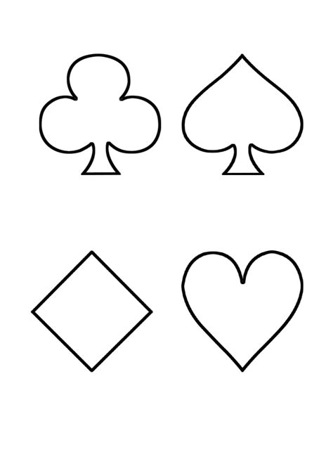 Following the previous post (learning letter e in the alphabet) in this series, below you'll find many useful and beautiful coloring pages and handwriting practice sheet for letter f.this is an effort to add more excitement through variety to the playing and learning process when kids first start to learn the alphabet. Playing Cards Image - Cliparts.co