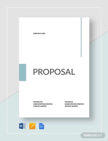 Free Proposal Templates For Word