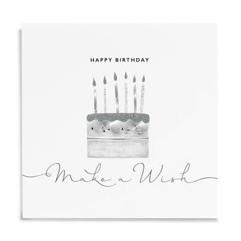 Make A Wish Birthday Card The Dotty House