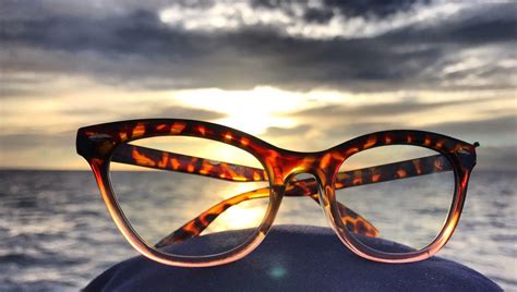 Cat Eye Ombre Women Eyeglasses Tortoise Two Tone Gradient Shadz Gafas Blue Lens Ebay