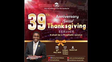 39th Anniversary Special Thanksgiving Service 2nd Service 3520