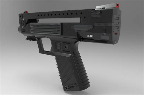 Italian Bullpup Submachine Gun Concept Unveiled Futuristic