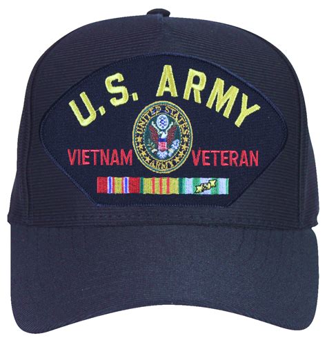 Us Army Vietnam Veteran With Licensed Logo And Ribbons