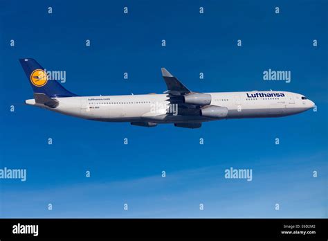 Lufthansa Airbus A330 343 In Flight Stock Photo Alamy