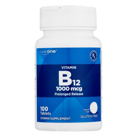 Save On Careone Vitamin B12 1000 Mcg Prolonged Release Tablets Order