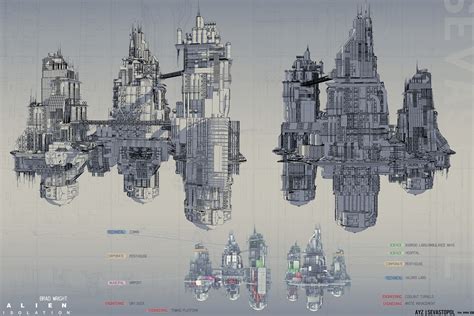 New Alien Isolation Concept Art Released Alien Vs Predator Galaxy