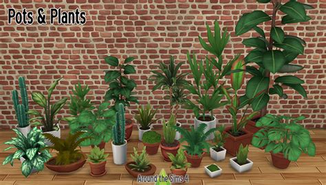 Sims 4 Cc Maxis Match Plants For Any House Fandomspot