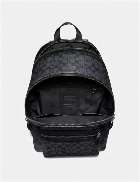 Coach Academy Backpack In Signature Canvas With Rexy