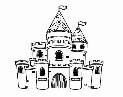 Castle Coloring Princesses Colorear Coloringcrew Castles