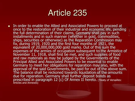 Ppt The Treaty Of Versailles Powerpoint Presentation Free Download