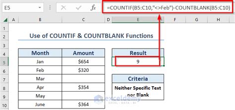 How To Use Countif For Cells Not Equal To Text Or Blank In Excel