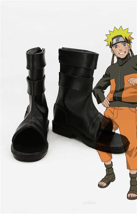 Naruto Shippuden Uzumaki Naruto Ninja Cosplay Shoes New Cosplaysky
