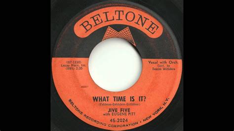 What time is it in yemen?local time. Jive Five - What Time Is It - Classic Brooklyn Doo Wop ...