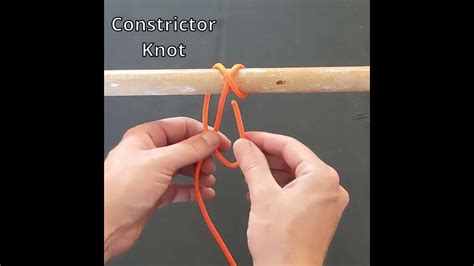 Whats The Difference Between A Constrictor Knot And A Clove Hitch