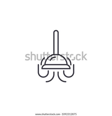 Plumbers Friend Linear Icon Concept Plumbers Stock Vector Royalty Free