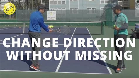 Tennis Tip How To Change Direction Without Missing Youtube