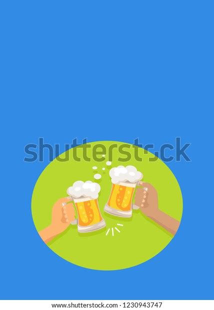 lets have beer poster friends holding stock illustration 1230943747 shutterstock
