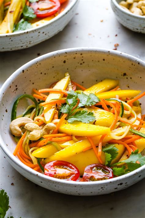 Spicy Thai Mango Salad The Simple Veganista