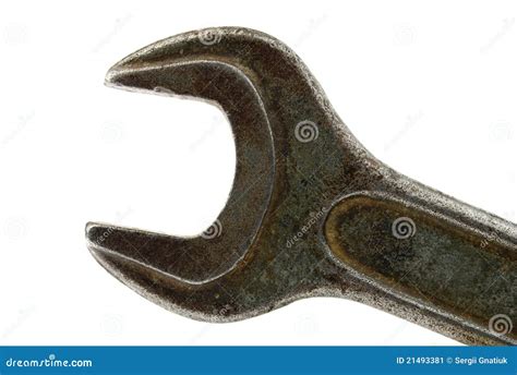 Old Rusty Wrench Stock Image Image Of Metallic Industrial 21493381