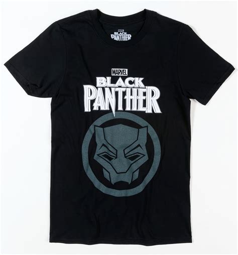 Black Marvel Black Panther T Shirt