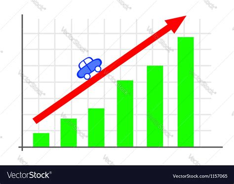 Business Growth Chart Royalty Free Vector Image
