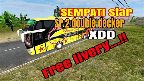 Laden sie hd, xhd, double decker, shd und 2019 clear cleary herunter. Livery Bussid Double Decker Warna Hitam - download livery ...