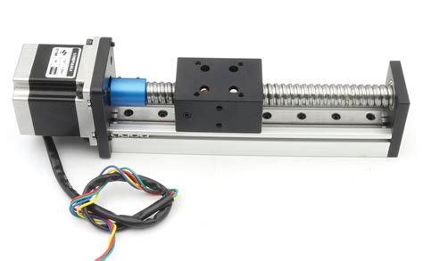400mm Length Travel Linear Stage Actuator With Square Linear Rails