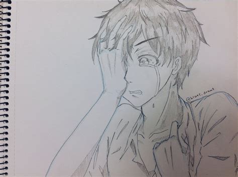 30 Trends Ideas Boy Cry Silence Anime Boy Crying Drawing