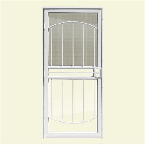 Grisham 36 In X 80 In 555 Series Tuscany White Steel Prehung Security