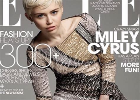 Miley Cyrus La Nueva Portada De La Revista Elle
