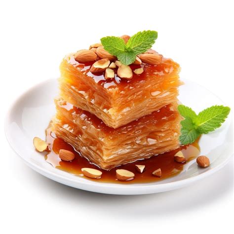 Premium Ai Image Arabic Baklava Turkish Ramadan Dessert Baklava With