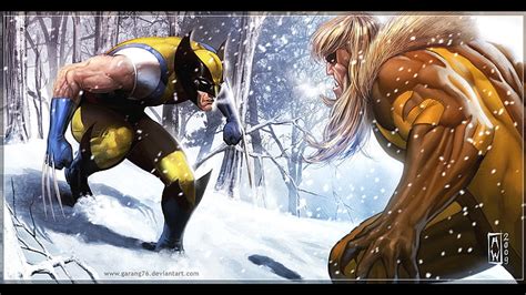 Hd Wallpaper Comics Wolverine Vs Sabretooth Sabretooth X Men