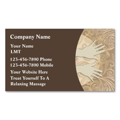 Pin On Spa Business Cards