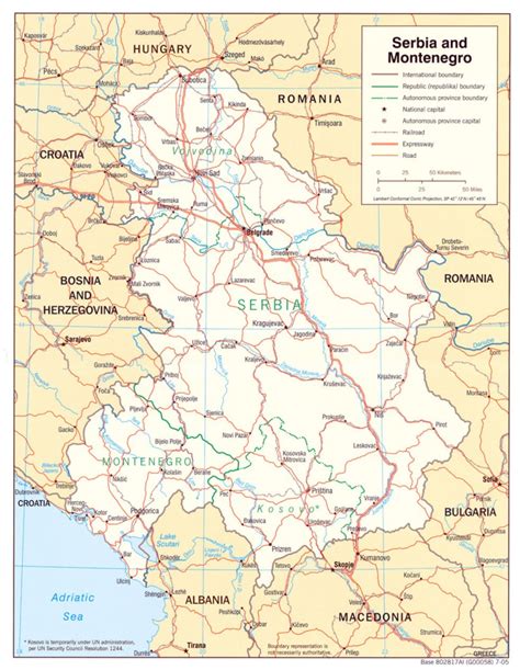 Serbia Map Vrnjacka Banja Spa In Serbia
