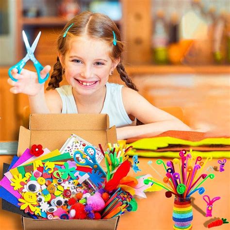All In One Diy Arts And Crafts Jar For Kids Art And Craft Material