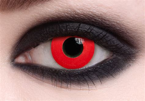 Red Vampire From Halloween Contact Lenses Color