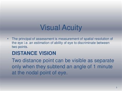 Vision Assessment