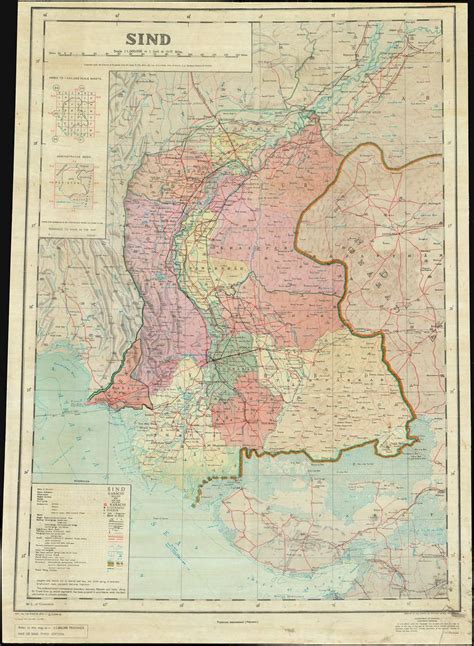 Sind.: Geographicus Rare Antique Maps