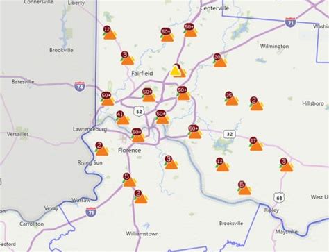 Duke Energy Ohio Outage Map Maps For You