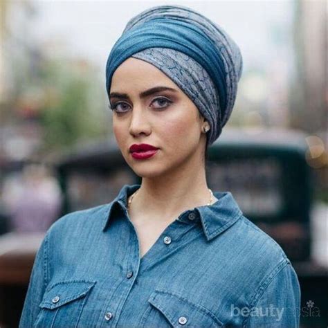 4 Tips Turban Untuk Bentuk Wajah Persegi Agar Tampil Cantik Maksimal