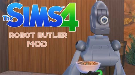 Robot Butler Mod Sims 4 Mod Review Sims 4 Mods Sims 4 Sims